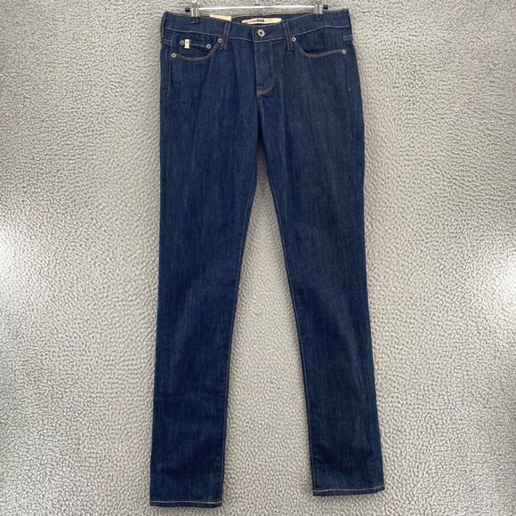 BIG STAR Jeans Womens 28 Alex Blue Dark Wash Denim Skinny Stretch Everyday NWT - Picture 1 of 12